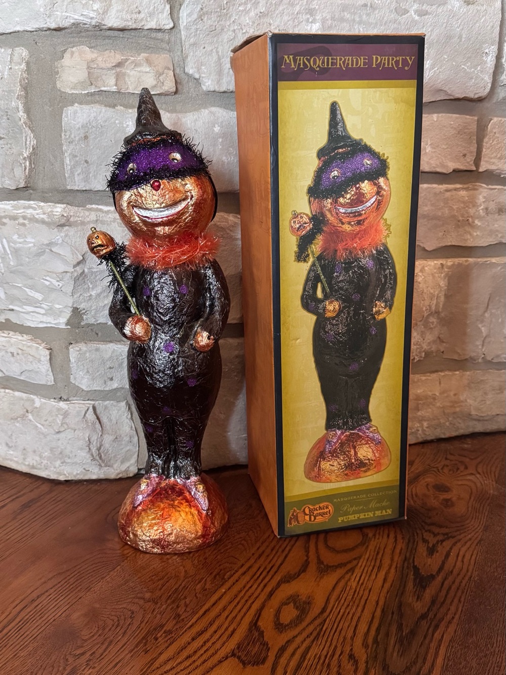 Vintage Masquerade Party Collection Pumpkin Man